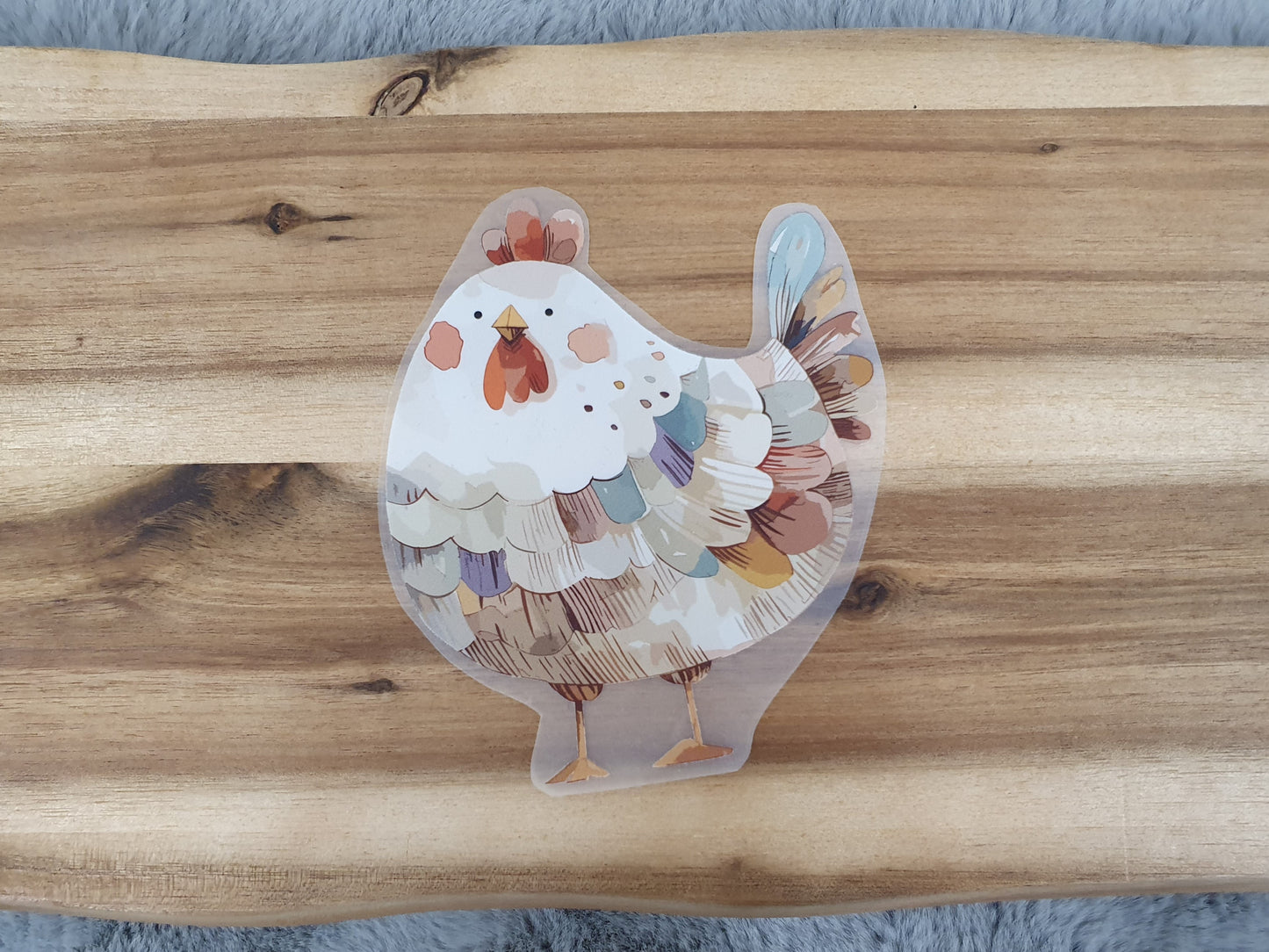 Bügelbild Huhn