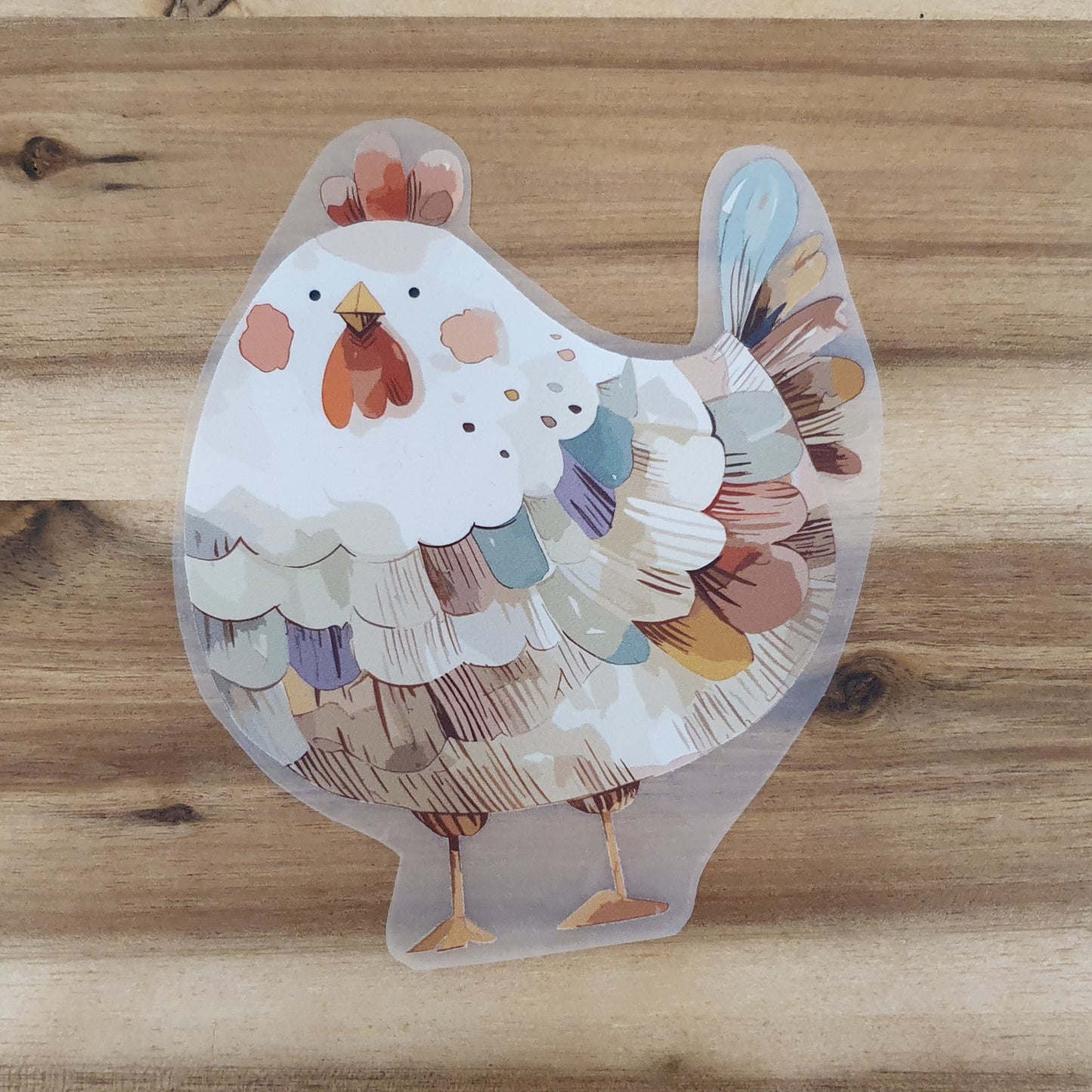 Bügelbild Huhn