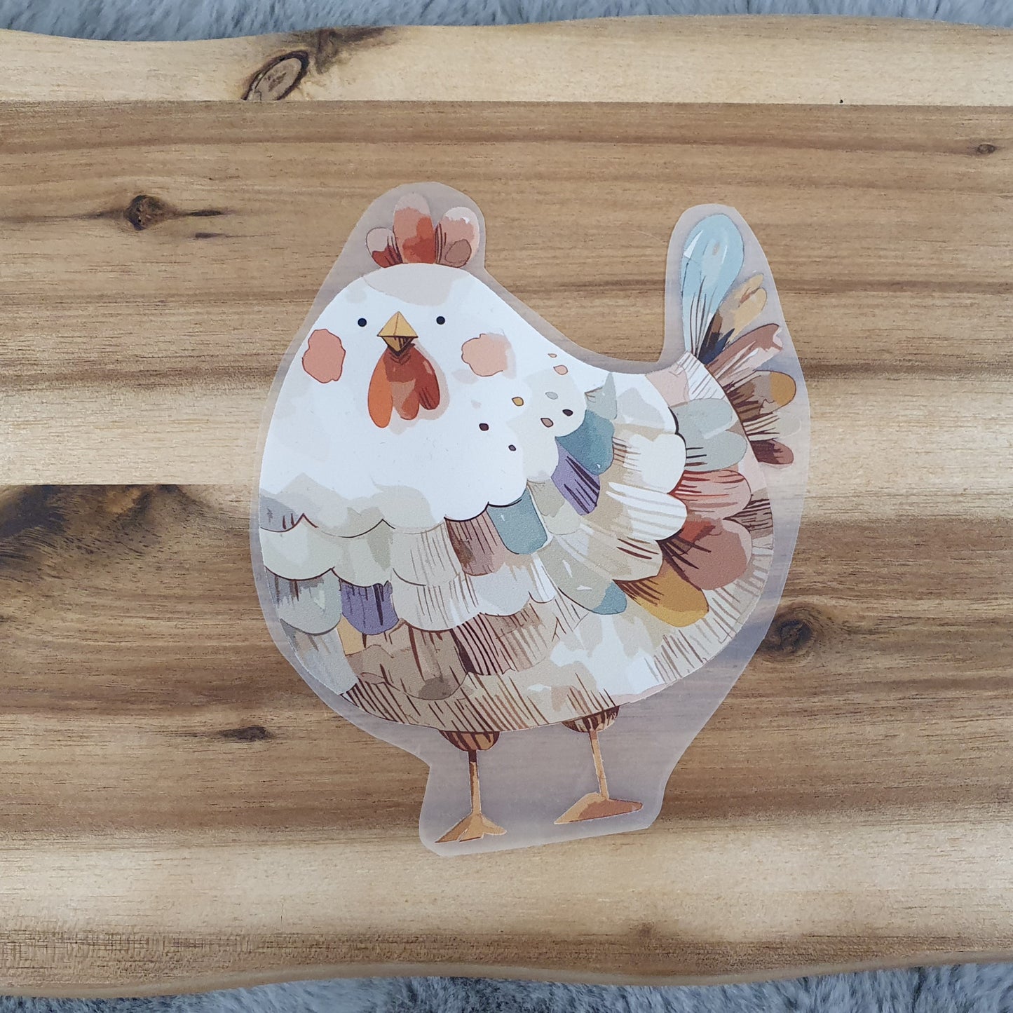Bügelbild Huhn