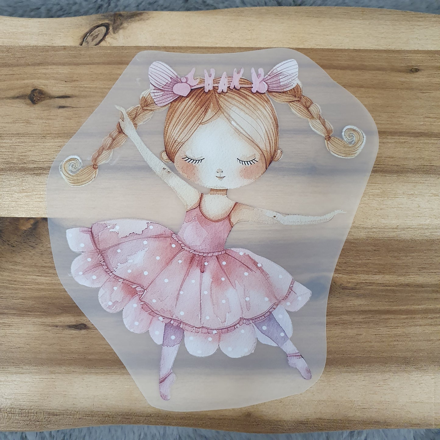 Bügelbild Ballerina 3